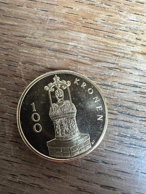 pièce de 100 couronnes Dworp, Enlèvement, Monnaie en vrac