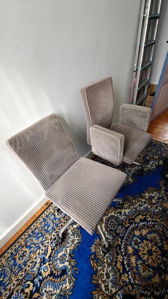 3 x chaises de bureau Bulo Pub, Enlèvement, Utilisé