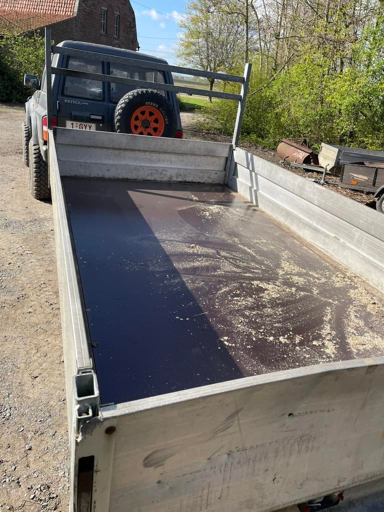 Kipper aanhangwagen, Ophalen, Gebruikt