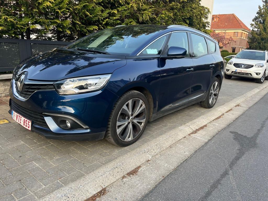 Renault Grand Scenic Grand Scenic 1.5 dCi Limited 7pl. EDC, Auto's, 4 cilinders, Blauw, Leder, Diesel
