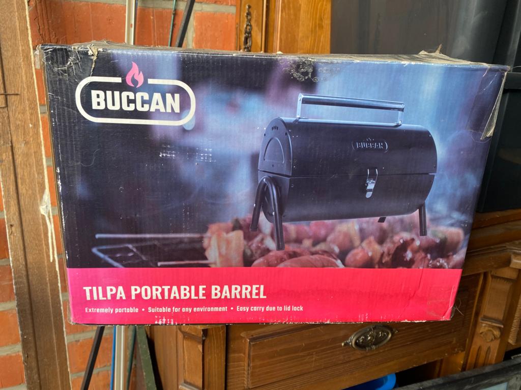 Tafel bbq, Ophalen, Zo goed als nieuw