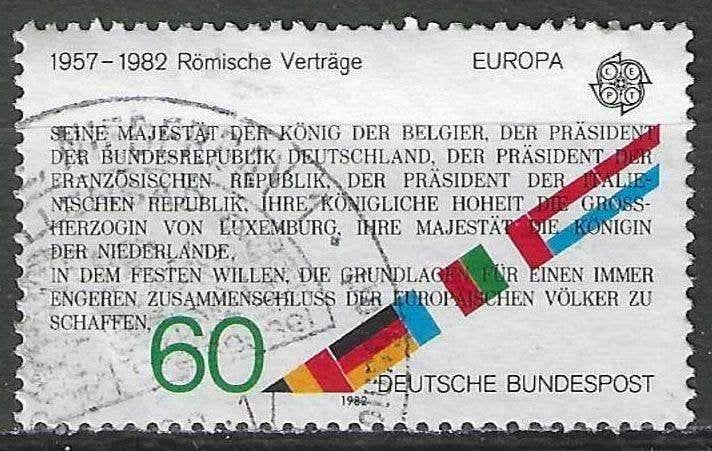 Allemagne Bundespost 1982 - Yvert 1963 - Traité de Rome (ST), Envoi, Affranchi