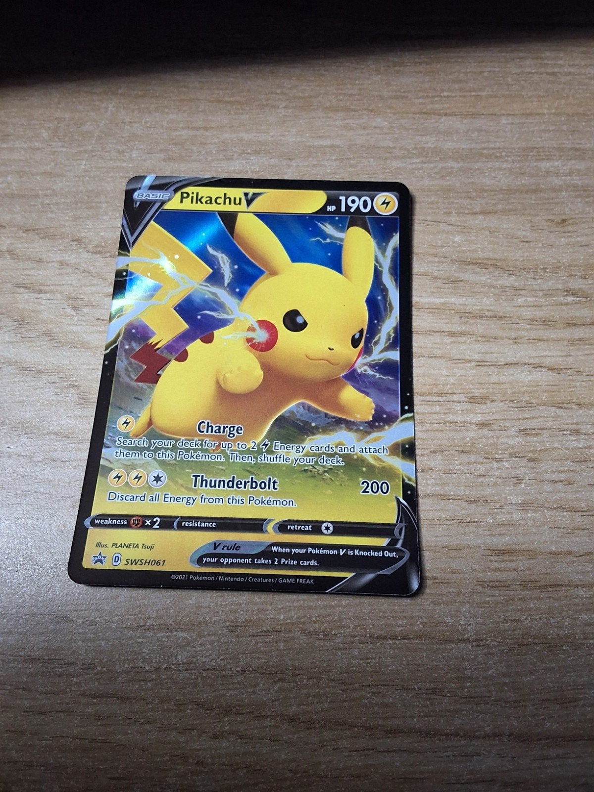 pikachu SWSH061, Enlèvement