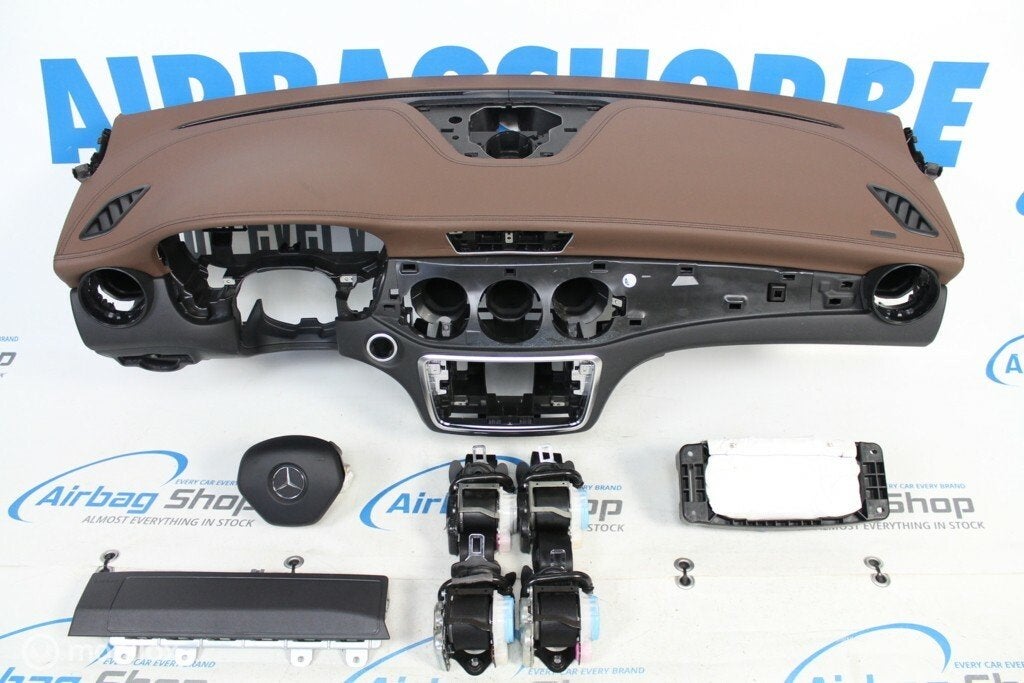 Airbag set - Dashboard leer bruin Mercedes CLA (2013-2016)