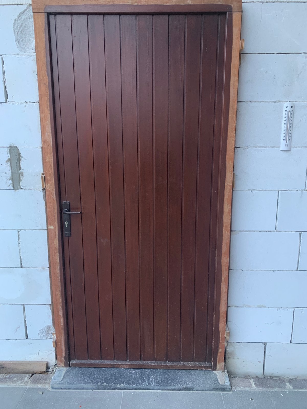 Houten buitendeuren, Porte extérieure, Comme neuf, Enlèvement, Bois