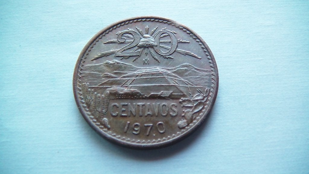 mexique 20 centavos 1970, Enlèvement
