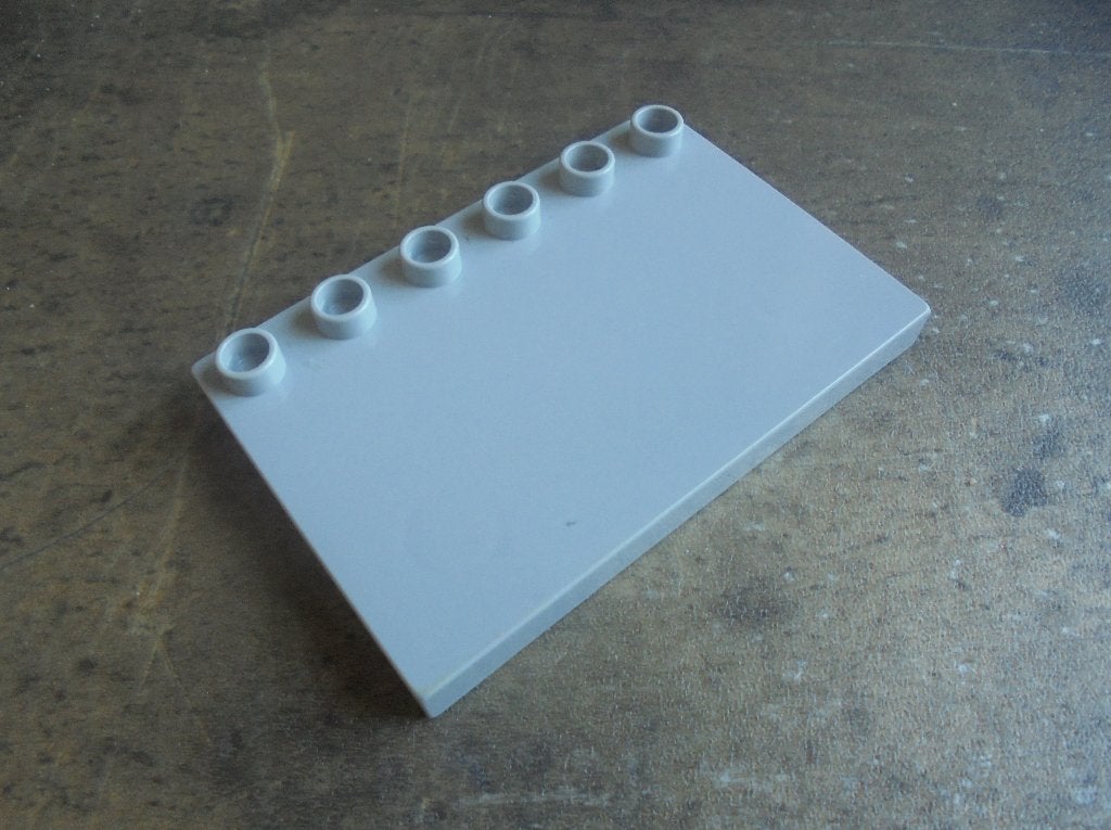 Lego Duplo Tile Modified 4x6 & Studs on Edge (zie foto's), Ophalen of Verzenden, Gebruikt, Losse stenen, Duplo