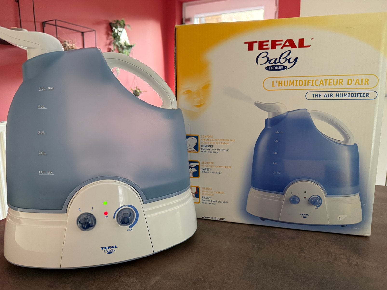 Humidificateur d'air Tefal Baby Home, Comme neuf, Enlèvement, Autres marques, Autres types