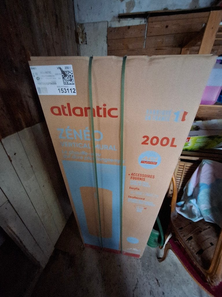 Chauffe eau électrique 200l, 100 litres ou plus, Enlèvement, Neuf, Chauffe-eau