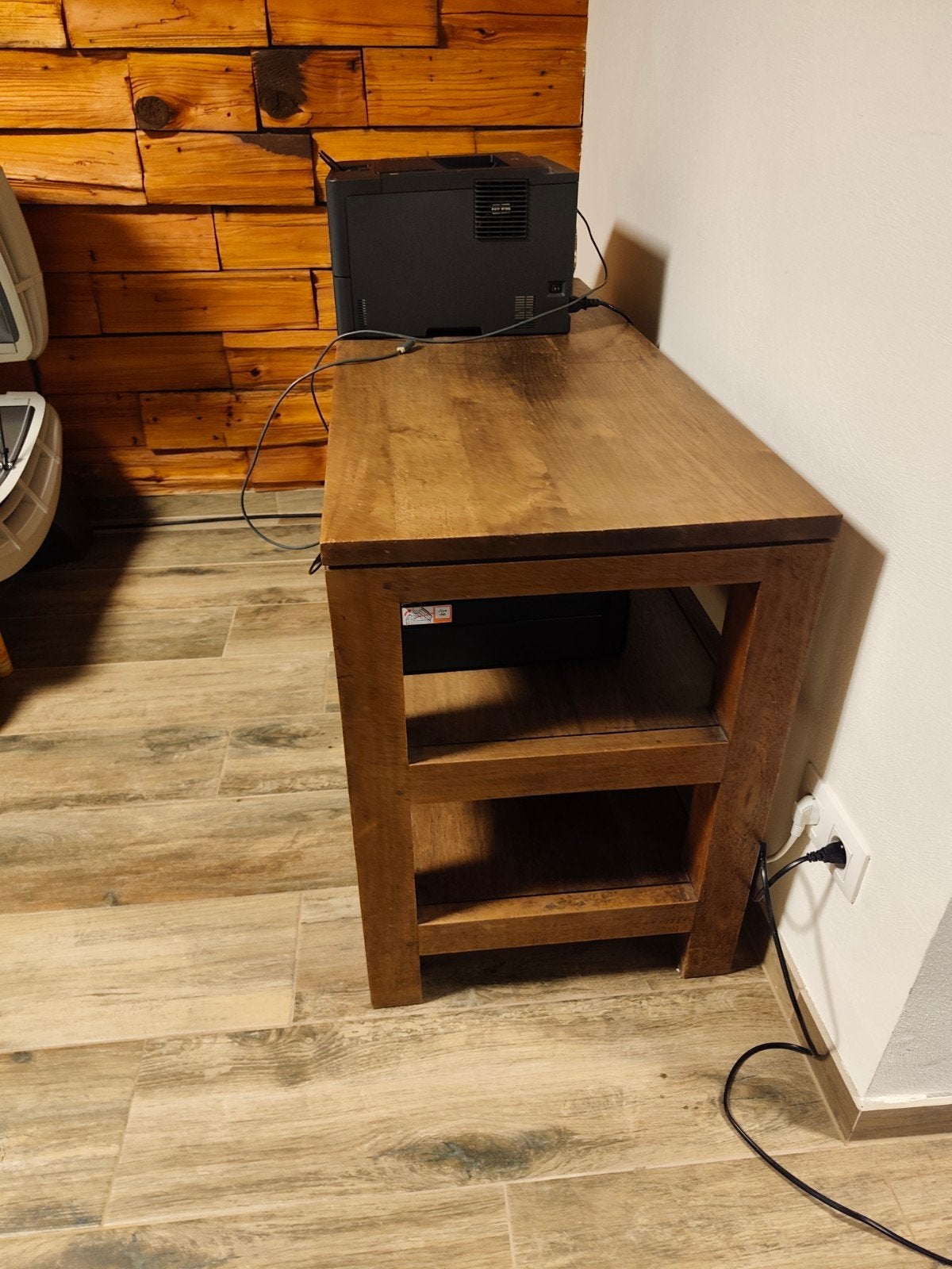 tv kast, Ophalen