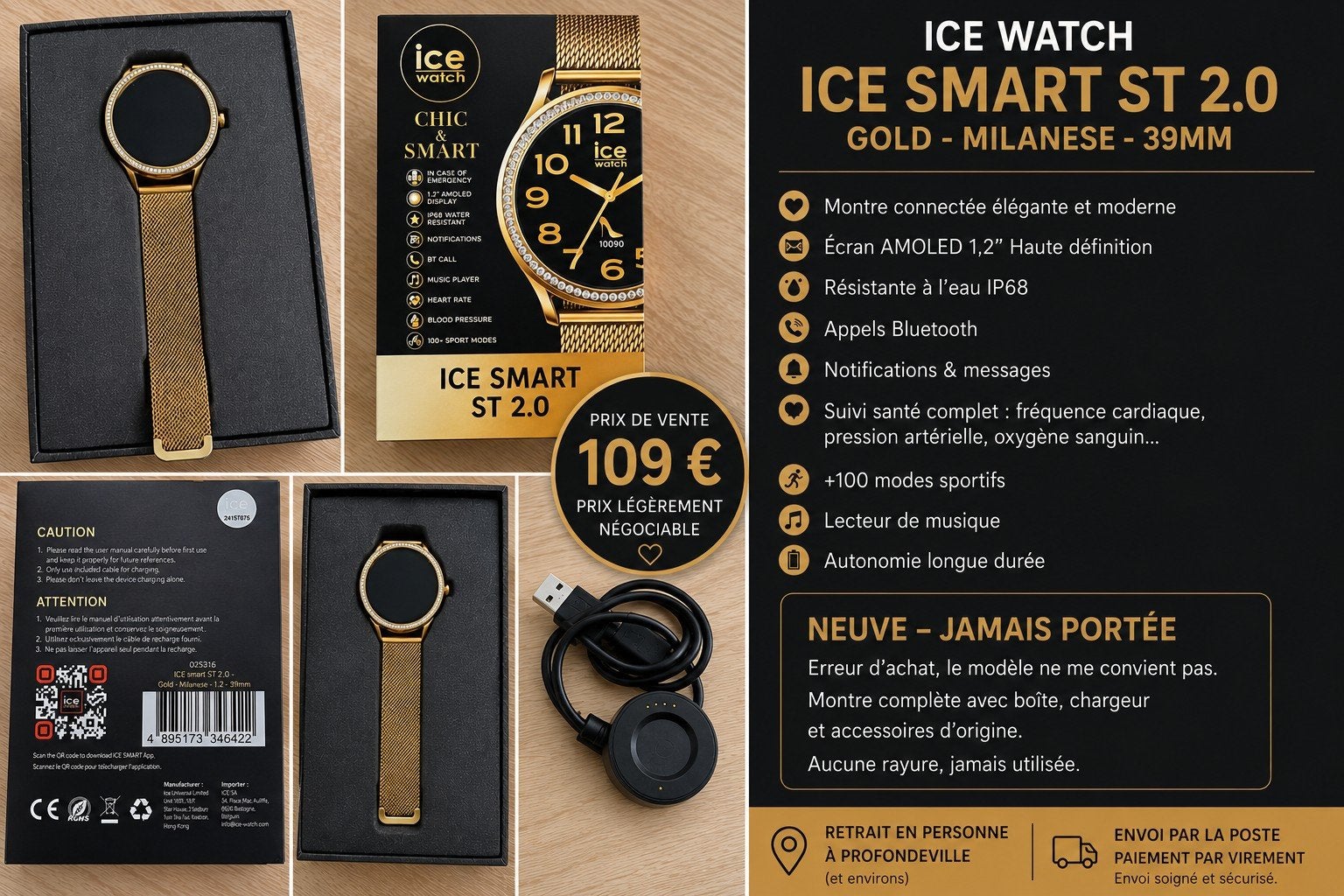 Montre connectée Ice Smart ST 2.0, État