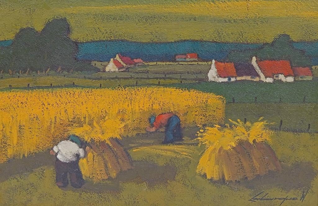 peinture LABARQUE WERNER, Antiquités & Art, Art | Peinture | Classique, Enlèvement ou Envoi