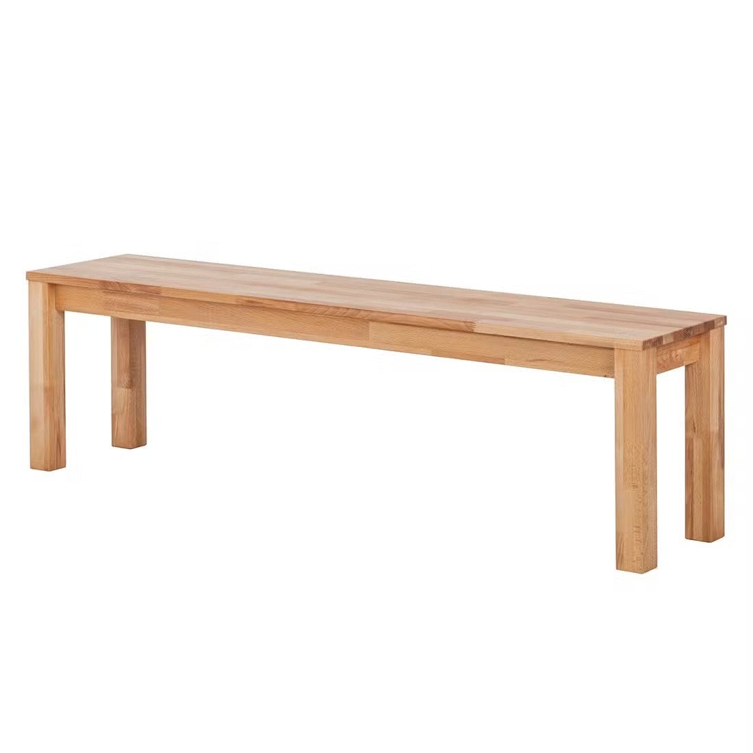 Banc en bois massif Ars Natura, Maison & Meubles, Chaises, Utilisé, Trois, Bois, Brun, Enlèvement