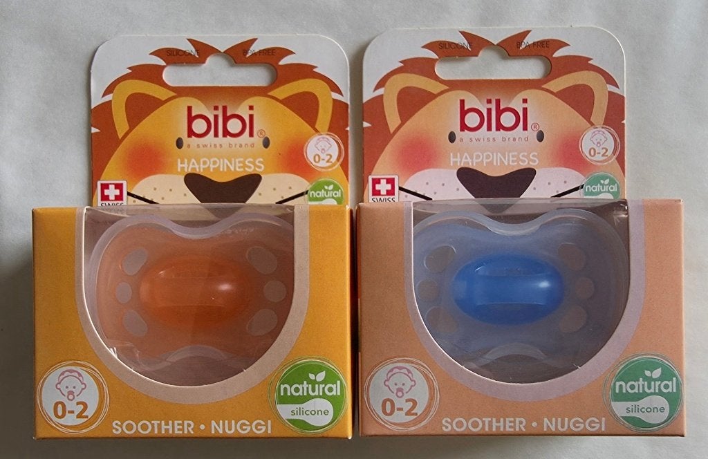 2 Tétines bibi Happiness 0-2 mois neuves, Ophalen of Verzenden, Nieuw, Speen