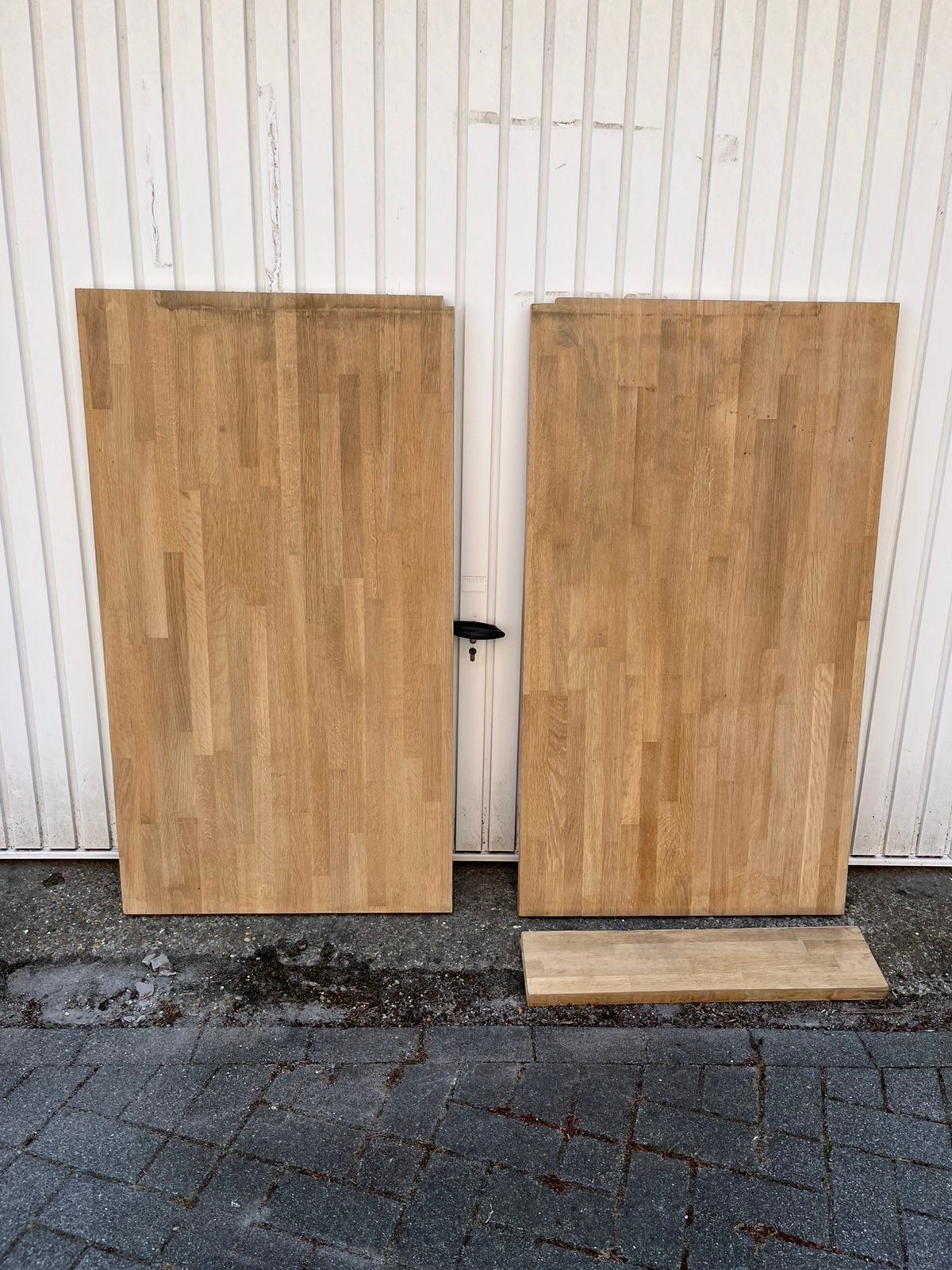MASSIEF EIK AANRECHTBLAD KEUKENBLAD EXTRA BREED 3/4 STUKS, Enlèvement, Comme neuf
