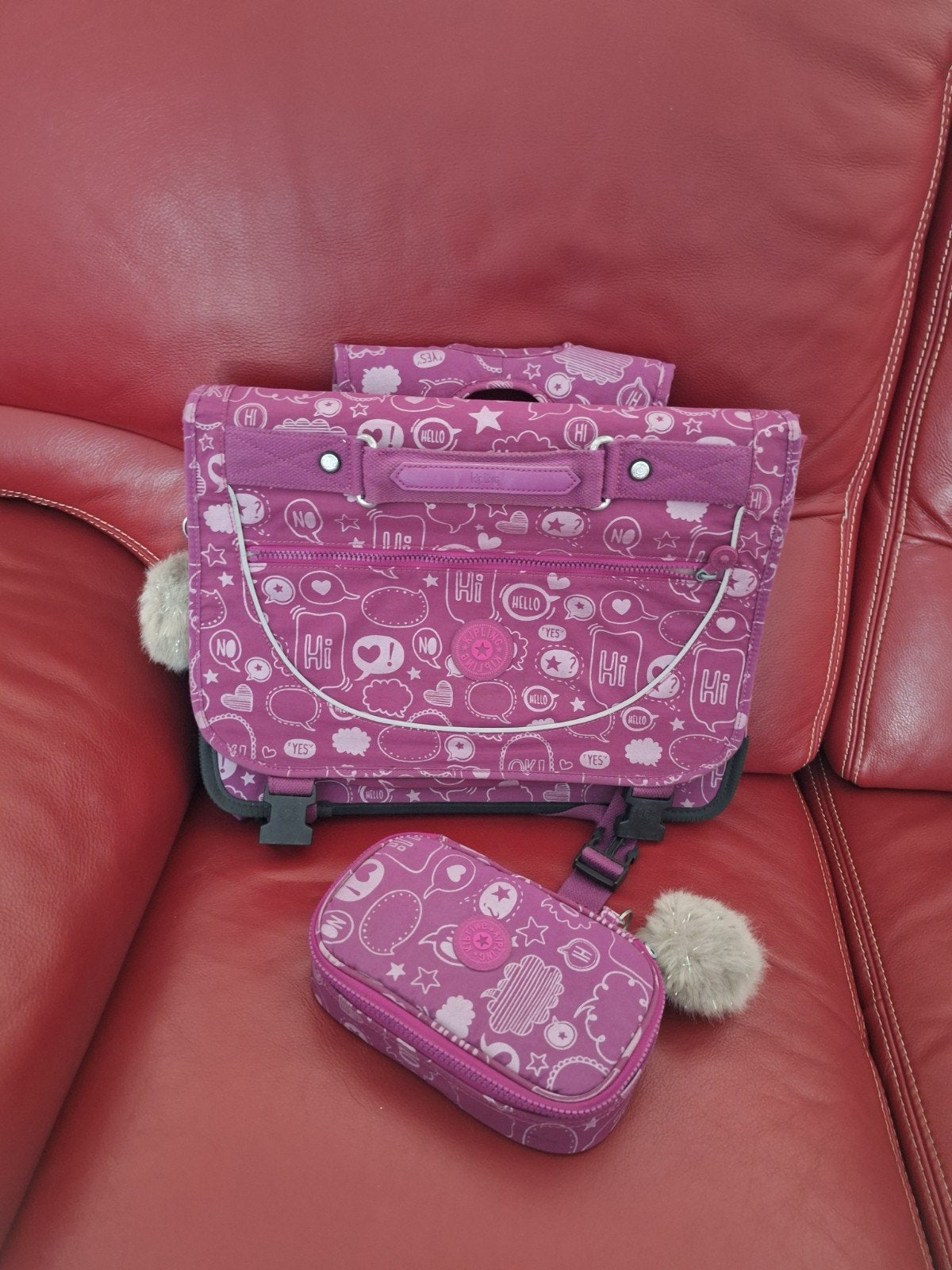 Cartable et trousse Kipling, Enlèvement ou Envoi
