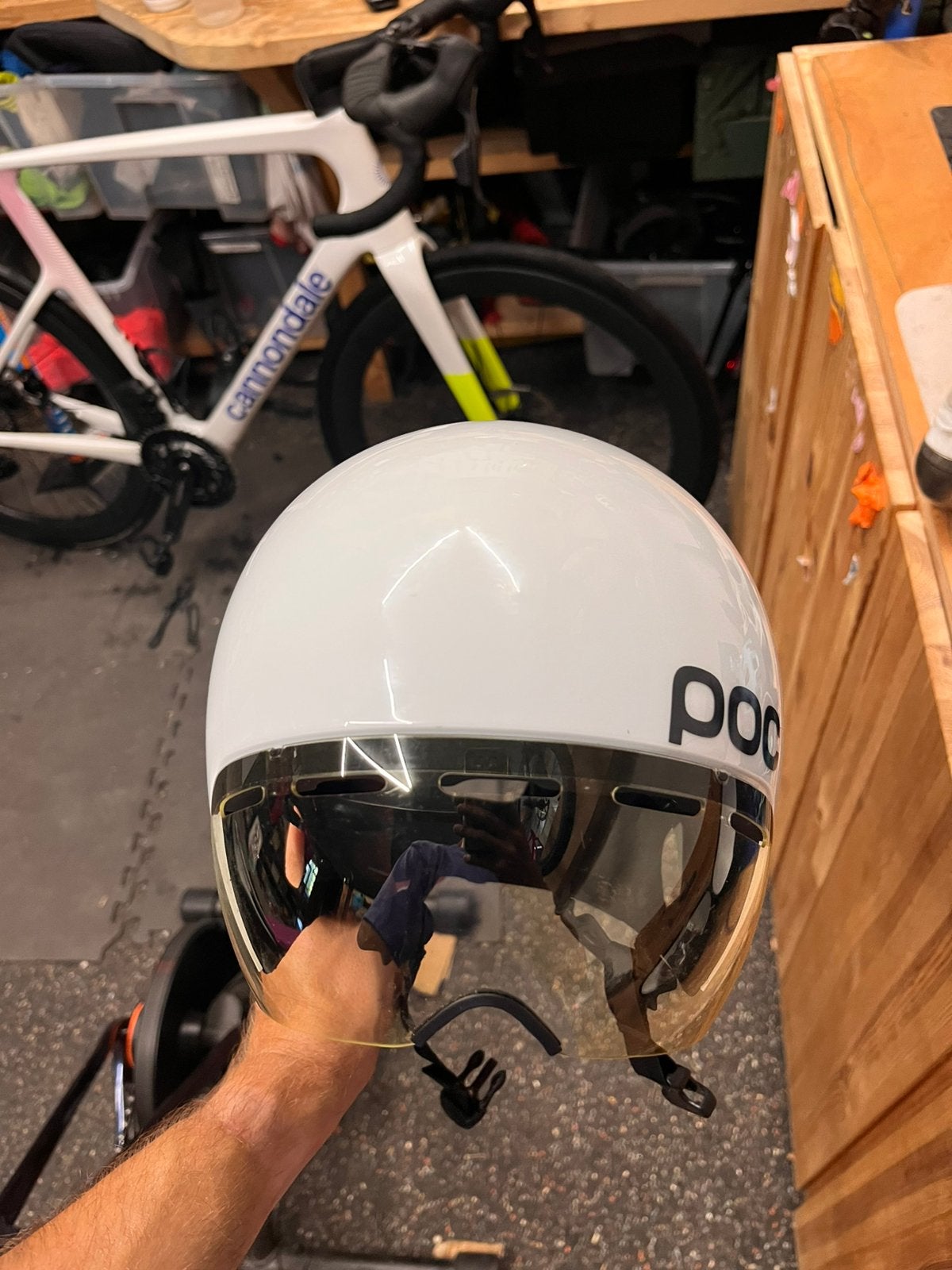 POC Cerebel TT helm, Vélos & Vélomoteurs, Enlèvement, Comme neuf, L