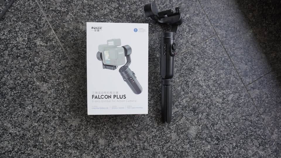 Inkee Falcon Plus Gimbal voor action camera's, Ophalen, Zo goed als nieuw, GoPro