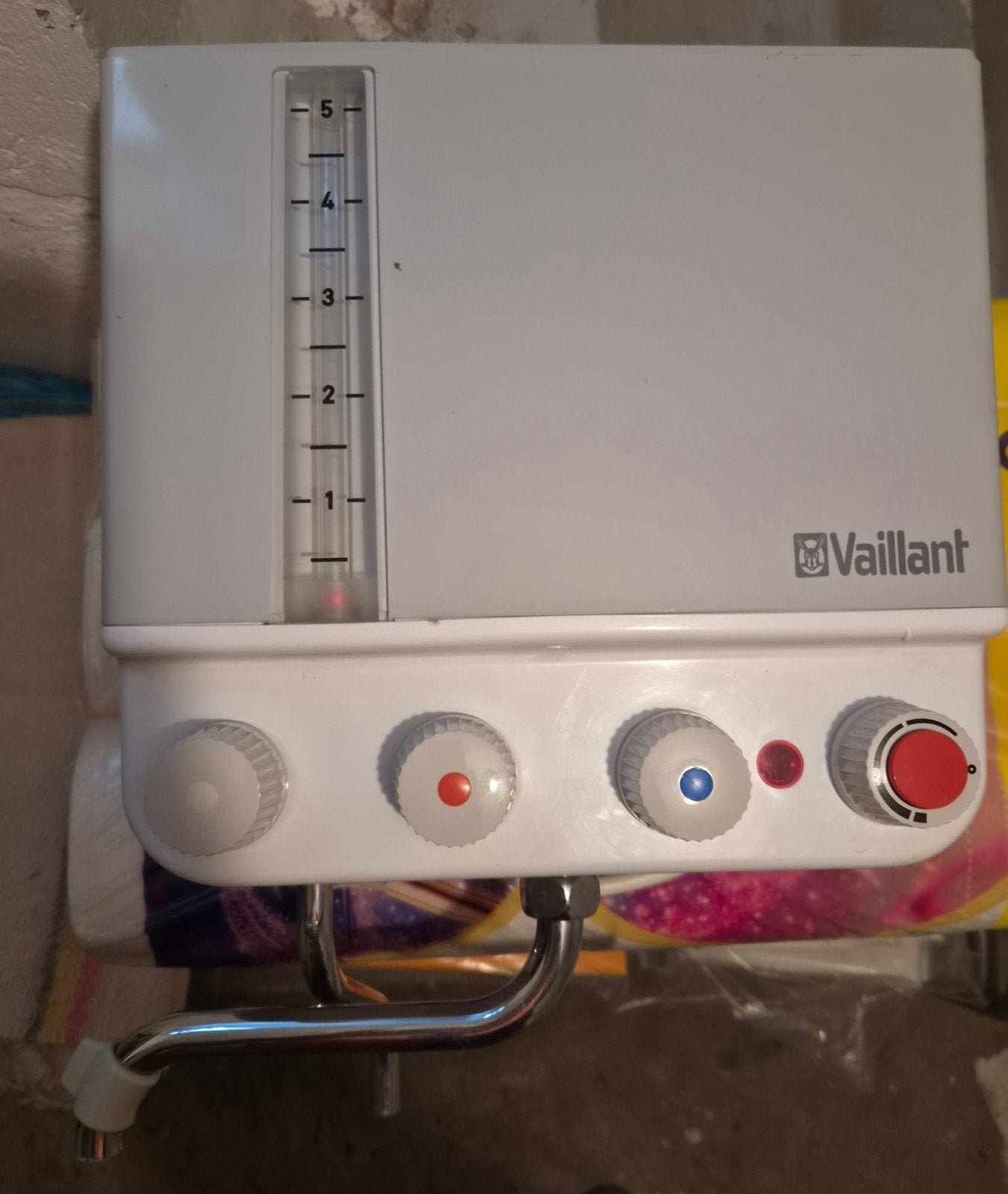 5l boiler Valliant, Doe-het-zelf en Bouw, Chauffageketels en Boilers, Ophalen, Boiler, Minder dan 20 liter, Minder dan 3 jaar oud