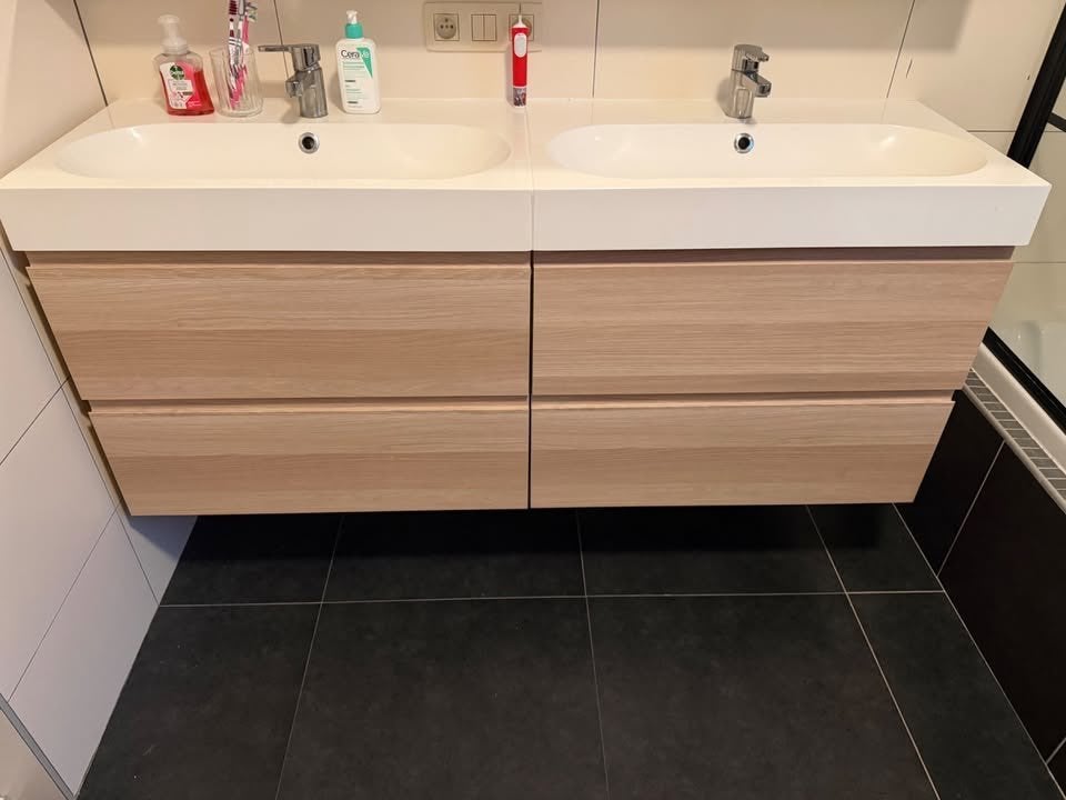 Ikea badkamermeubel, Enlèvement, Comme neuf, Meuble lavabo