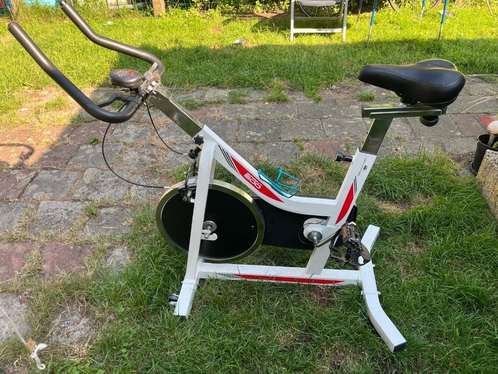 Spinningfiets, Sport en Fitness, Ophalen, Spinningfiets, Zo goed als nieuw, Metaal