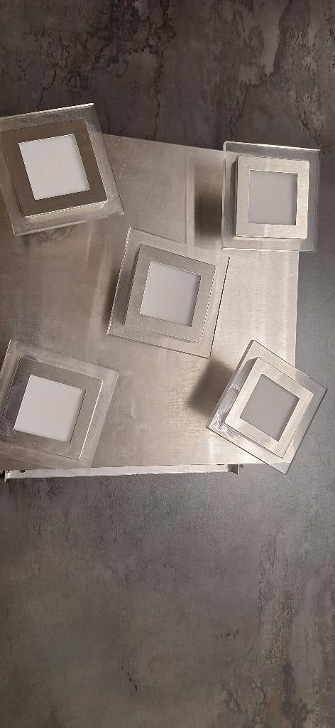 LOT DE 1 LUSTRE + 1 PLAFONNIER, Enlèvement, Utilisé