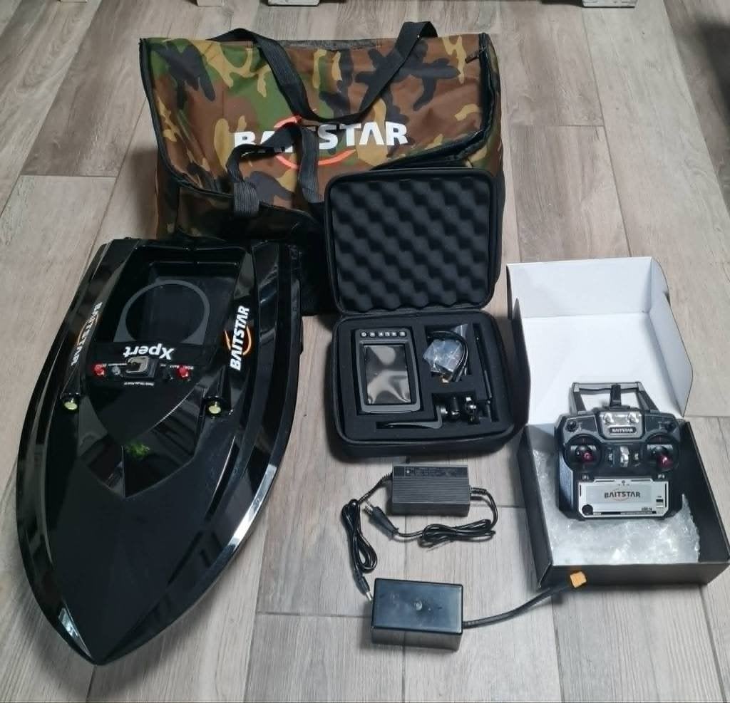 Baitstar Xpert voerboot, inclusief SonarTab T600, Watersport en Boten, Ophalen, Nieuw, Complete set