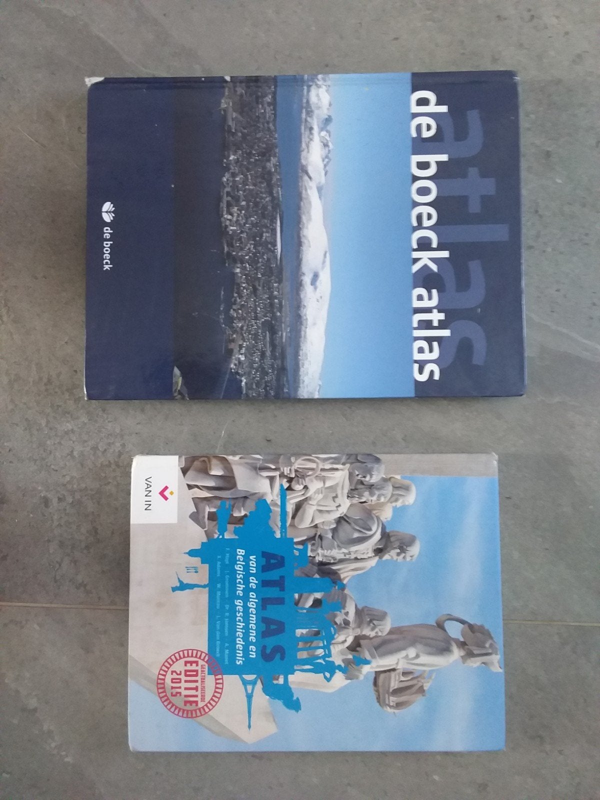 de boeck atlas & atlas algemene/Belgische geschiedenis, Ophalen of Verzenden