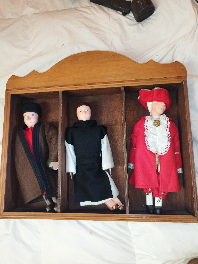 Lot de 3 marionnettes Bruxelloises, Antiquités & Art, Enlèvement