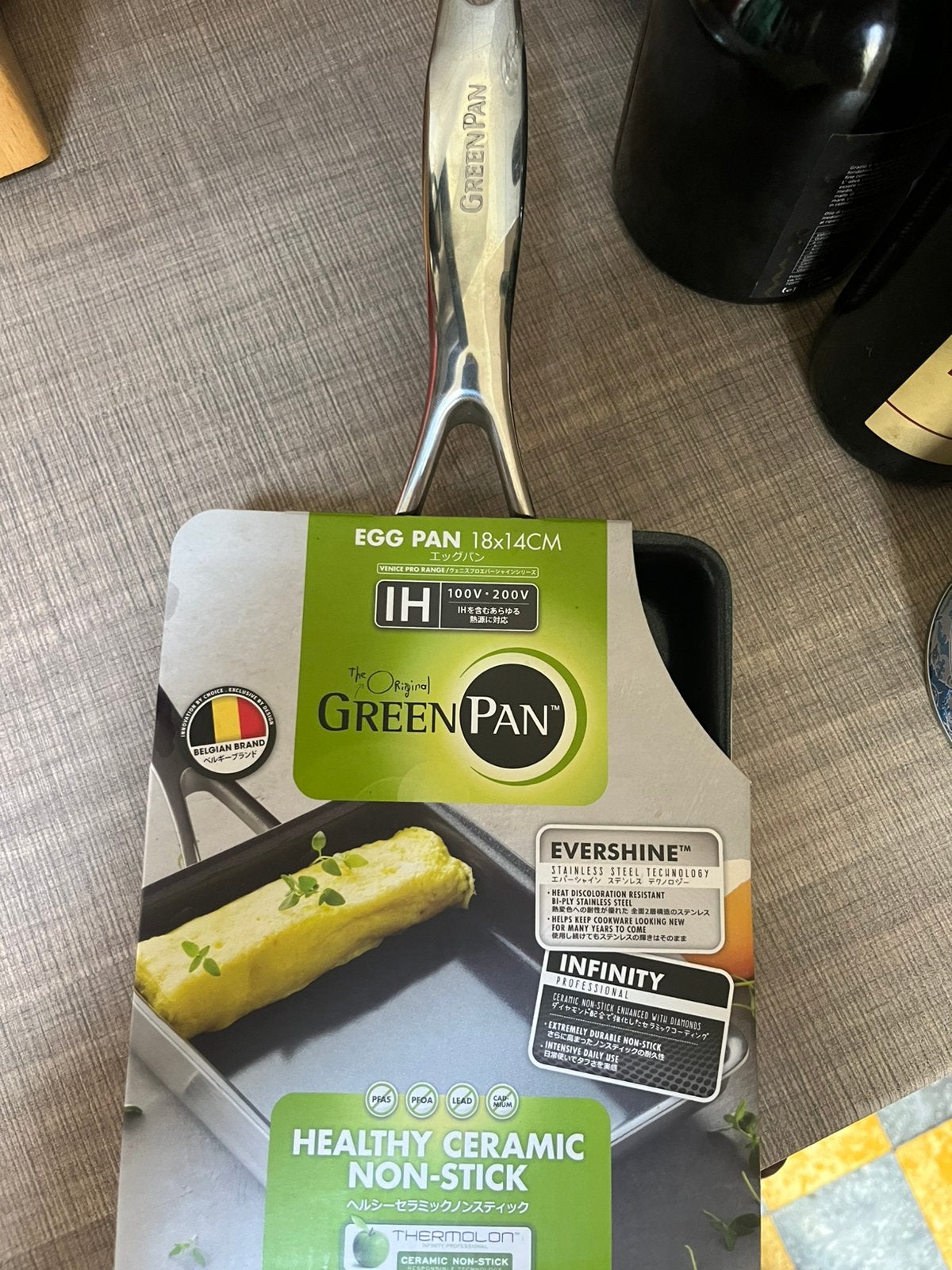 GreenPan Japanse omelet pan Tamagoyaki, Enlèvement, Comme neuf, GreenPan
