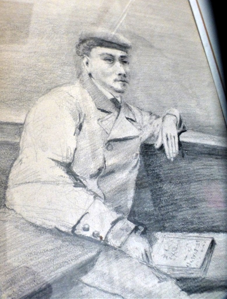 Willaert Robert (1878–1949) - originele potlood tekening, Maritiem / water, Bijzondere lijst, Realistisch, Ophalen of Verzenden