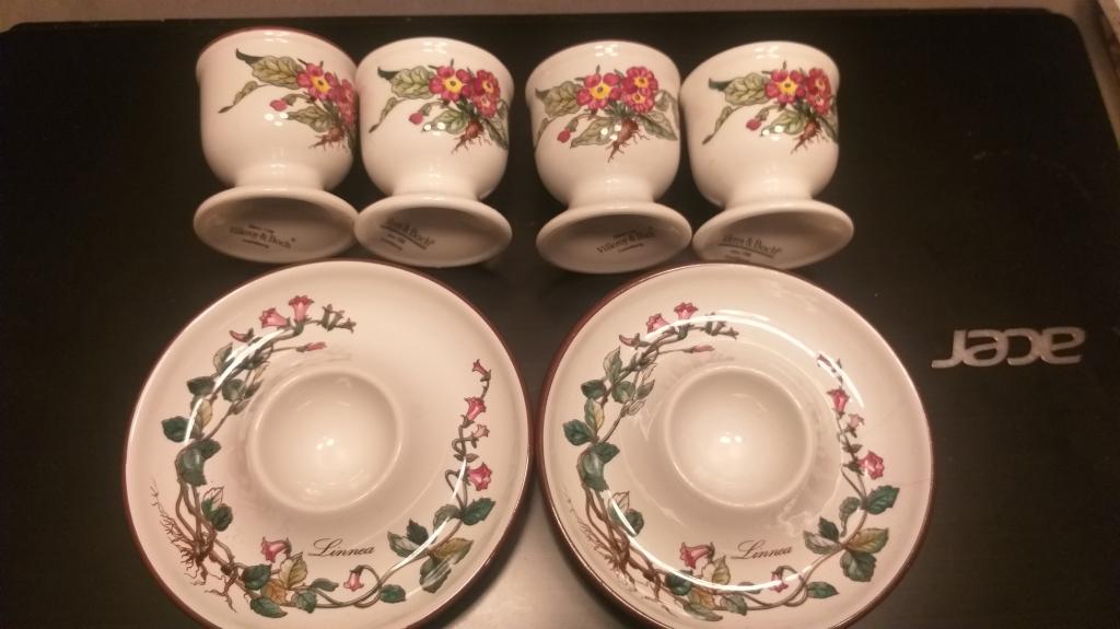 Eierdoppen& schalen Villeroy&Boch Botanica, Huis en Inrichting, Keuken | Servies, Ophalen of Verzenden, Zo goed als nieuw, Porselein