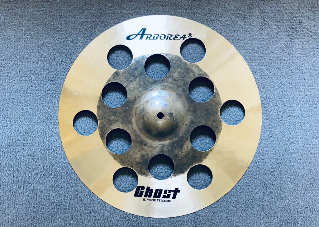 Arborea Ghost Ozone (12 Holes) Crash Cimbaal 16", Ophalen of Verzenden, Zo goed als nieuw, Overige soorten