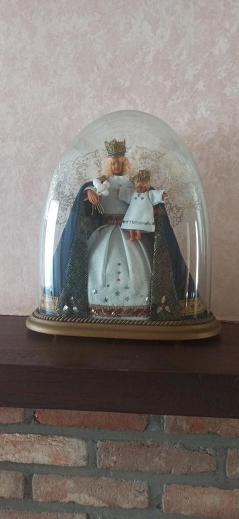 Maria met kind onder stolp, Antiek en Kunst, Ophalen of Verzenden
