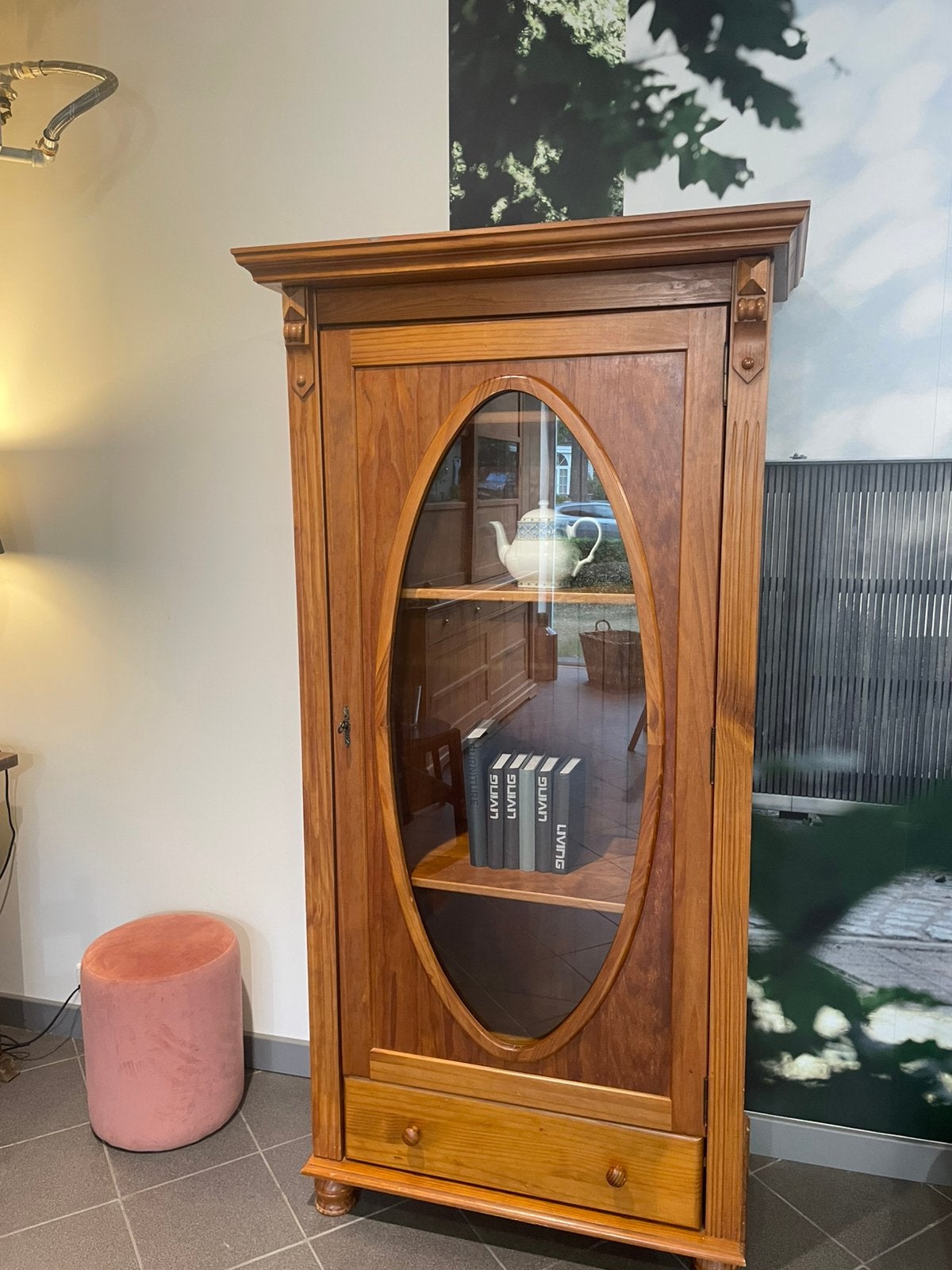 Armoire vitrine, Maison & Meubles, Enlèvement, Utilisé