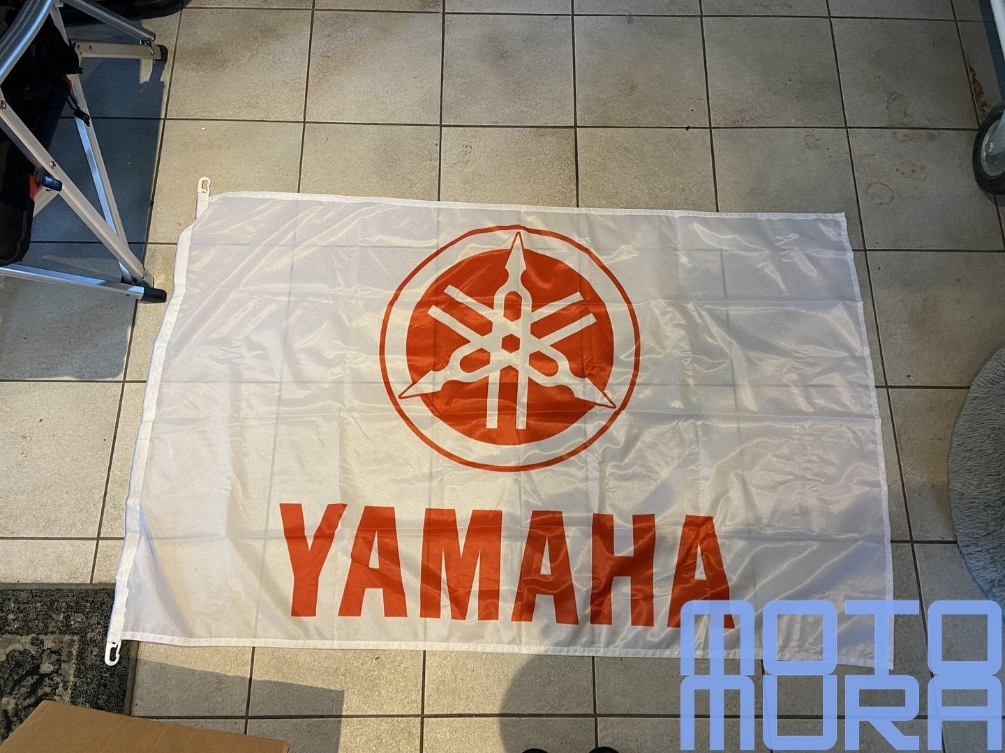 Originele YAMAHA dealer VLAG ROOD/WIT H100XB150, Neuf, -, -, -
