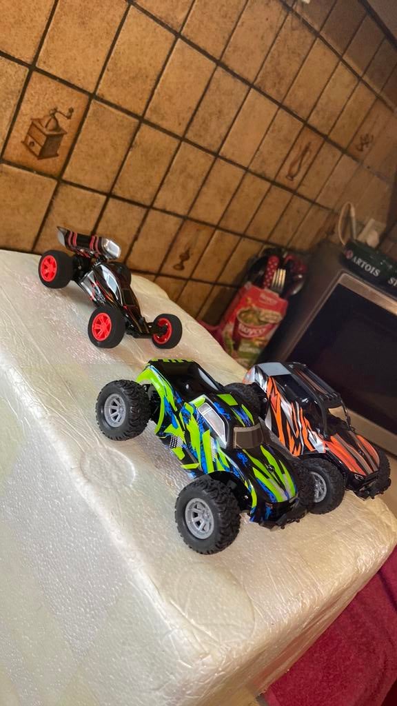 RC MICRO WAGENSTJES 3X NAGELNIEUW RTR, Neuf, Autres échelles, Enlèvement ou Envoi, Voiture on road