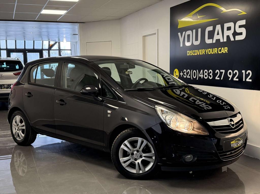 Opel Corsa 1.4i Black Edition AUTOMAAT, Auto's, Opel, Bedrijf, Te koop, Corsa, ABS, Airbags, Airconditioning, Bluetooth, Boordcomputer