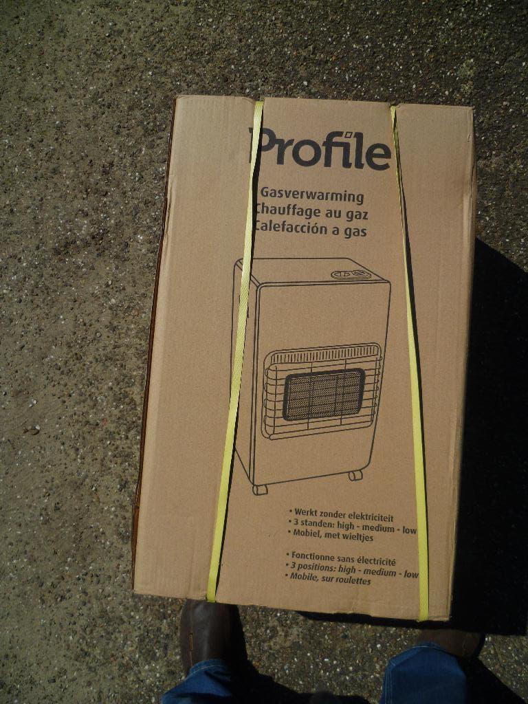 Splinter Nieuw in verzegelde doos "Profile Gasverwarmer", 30 tot 80 cm, Overige typen, Nieuw, Minder dan 60 cm