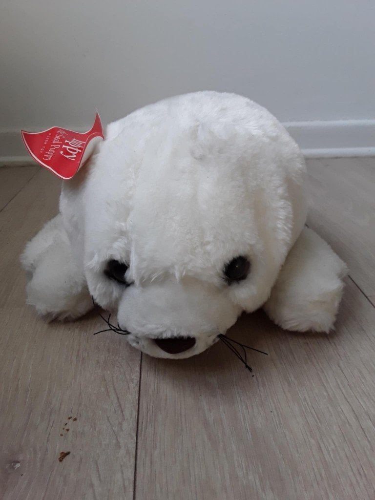 Peluche bébé phoque, Enlèvement ou Envoi, Comme neuf, Avec étiquette