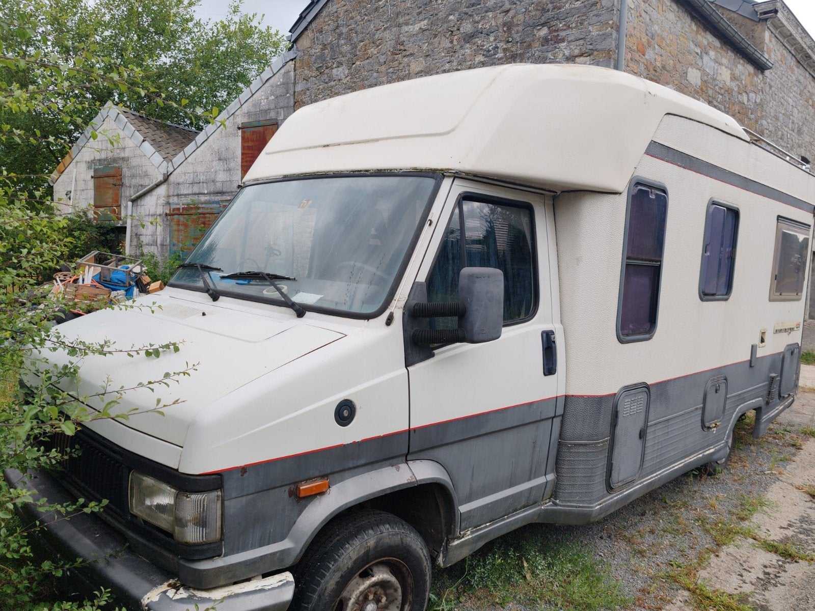 Stacaravan Fiat Ducato, Auto's, Fiat, 4 zetels, Wit, Particulier, 55 kW