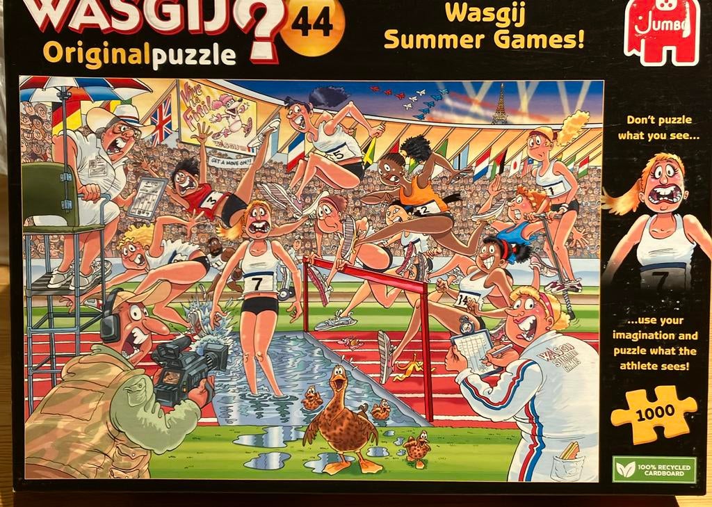 Wasgij 1000st original puzzel nr 44 “summer games”, Ophalen, Gebruikt