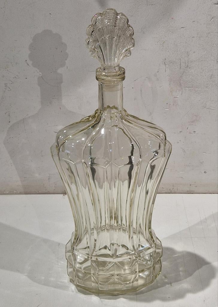Prestige karaf van Pasarelli ,Italië empoli glas decanter, Antiek en Kunst, Ophalen of Verzenden