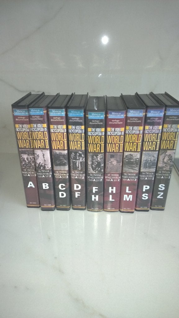 VHS : wereldoorlog 2- encyclopedie, CD & DVD, VHS | Documentaire, TV & Musique, Enlèvement ou Envoi, Comme neuf, Documentaire
