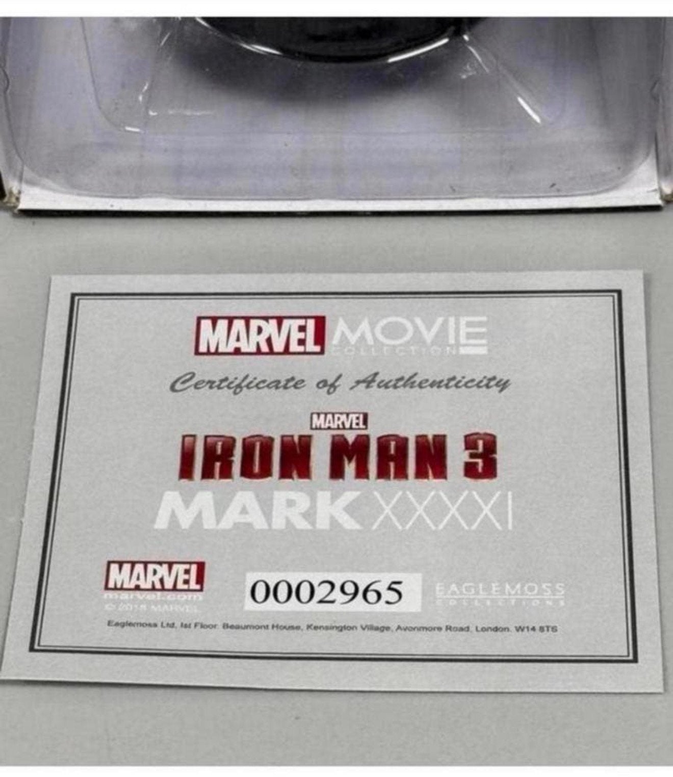 Eaglemoss Marvel Movie Collection 1:16 Iron Man Mark XXXXI, Ophalen of Verzenden, Nieuw
