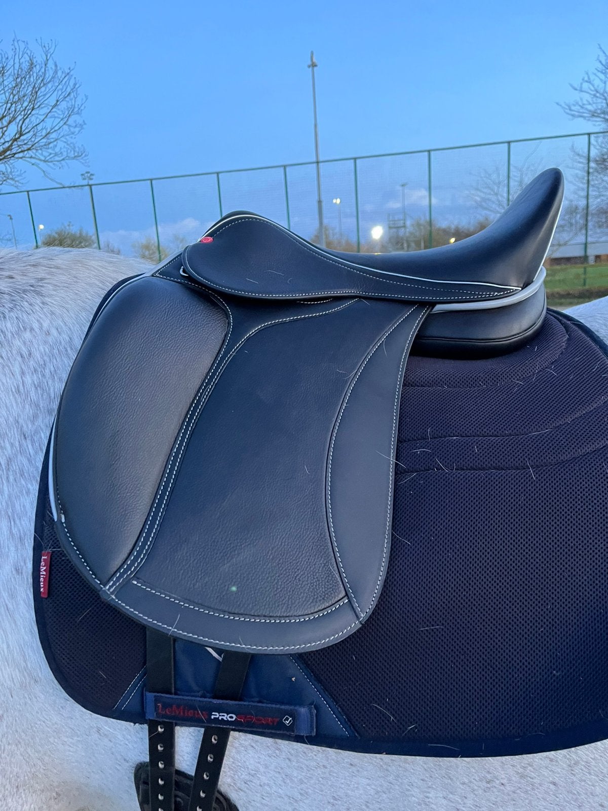 Edix tudor 17,5 inch dressuurzadel semi boomloos, Animaux & Accessoires, Chevaux & Poneys | Selles, Enlèvement, Comme neuf