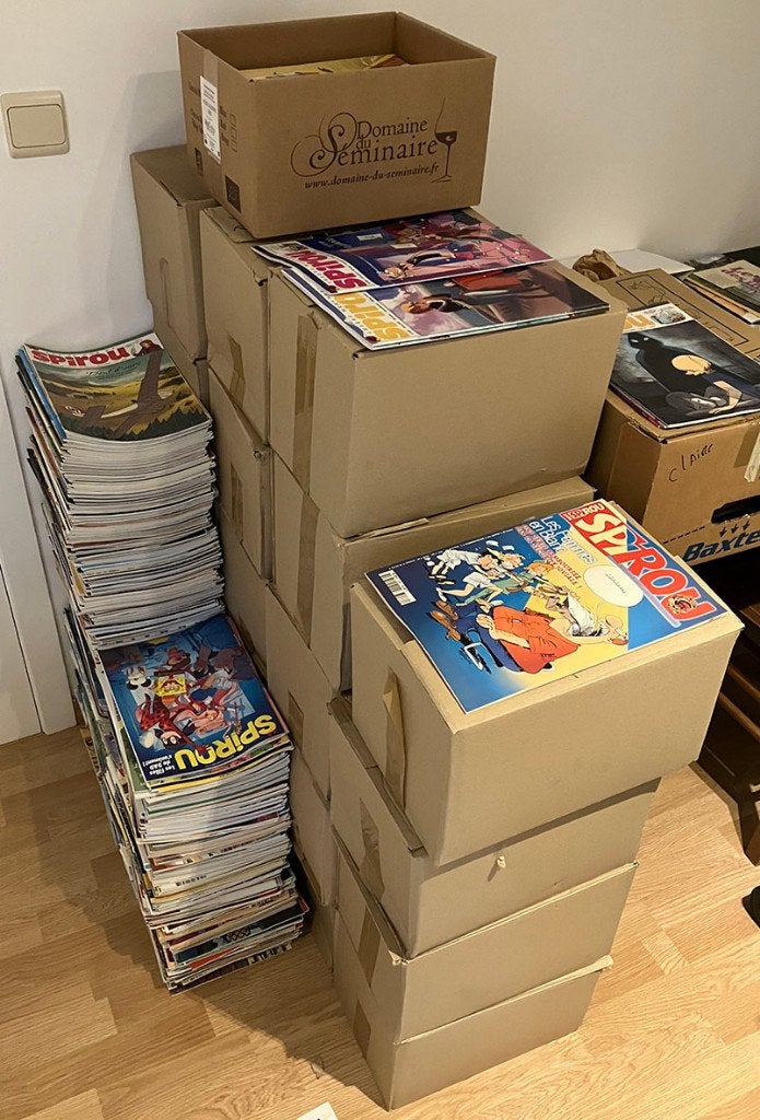 Magazines SPIROU, Collections, Revues, Journaux & Coupures, Enlèvement, 1980 à nos jours, Journal ou Magazine