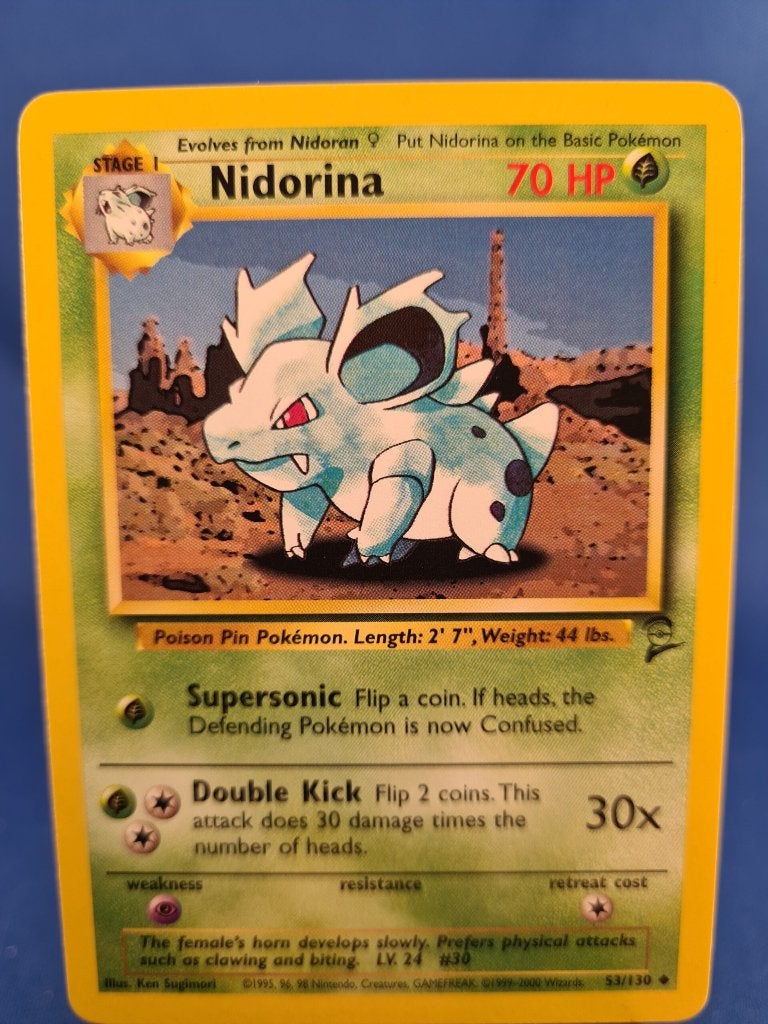 Nidorina 53/130 - Base Set 2, Envoi, Utilisé