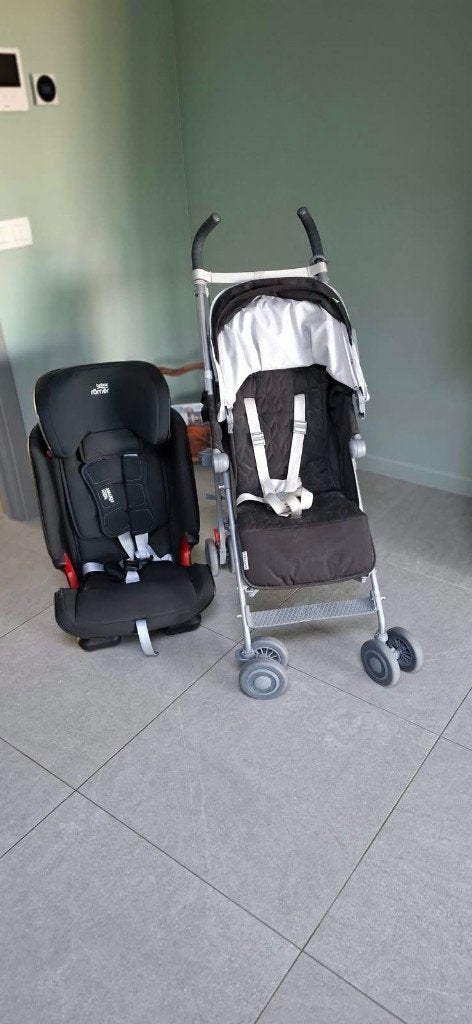 Autostoel + Buggy, Kinderen en Baby's, Ophalen, Zo goed als nieuw