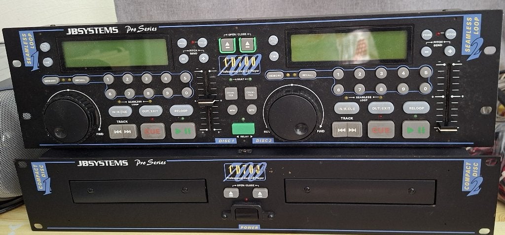 JB system CD 700 / CD 703 PRO double lecteur CD (noir), Audio, Tv en Foto, Cd-spelers, Ophalen, Gebruikt, Overige merken